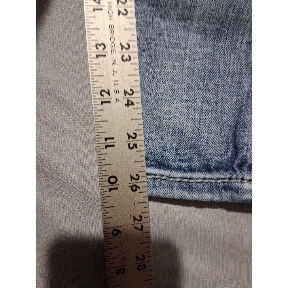 Miss Me Distressed Low Rise Ankle Skinny Blue Jeans Size 29 - Picture 9 of 9